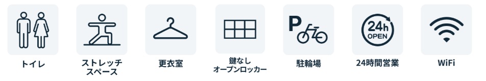 チョコザップ　駐輪場あり　7